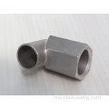 Baja keluli Sanitary press Pipe Fitting Reducer 90 Degree Elbow